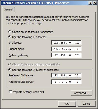De stappen in deze sectie zijn gebaseerd op het Windows 7-besturingssysteem. Een directe verbinding maken van uw computer met de projector* 1. Zet de DHCP-optie "" in het project. 2.