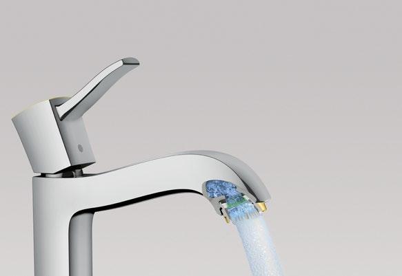 Met EcoSmart kunt u met uw kranen veel water besparen bij uw dagelijkse badkamerroutines.