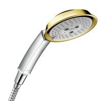 met douche-arm 390 mm # 27405, -000, -090 met plafondaansluiting 100 mm (zonder afb.