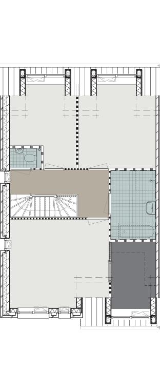 Variant 1 Dress Up - Master bedroom met verlichte (ruimte voor) inloopkast - Inloopkast wordt voorzien van schuifdeur en twee dimbare inbouwspots* - Drie slaapkamers -