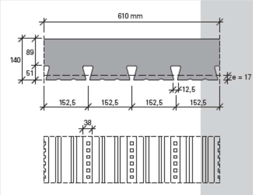 Rekenvoorbeeld Doorbuiging Staalplaat-betonvloer uit eerste voorbeeld die doorloopt over 3 velden