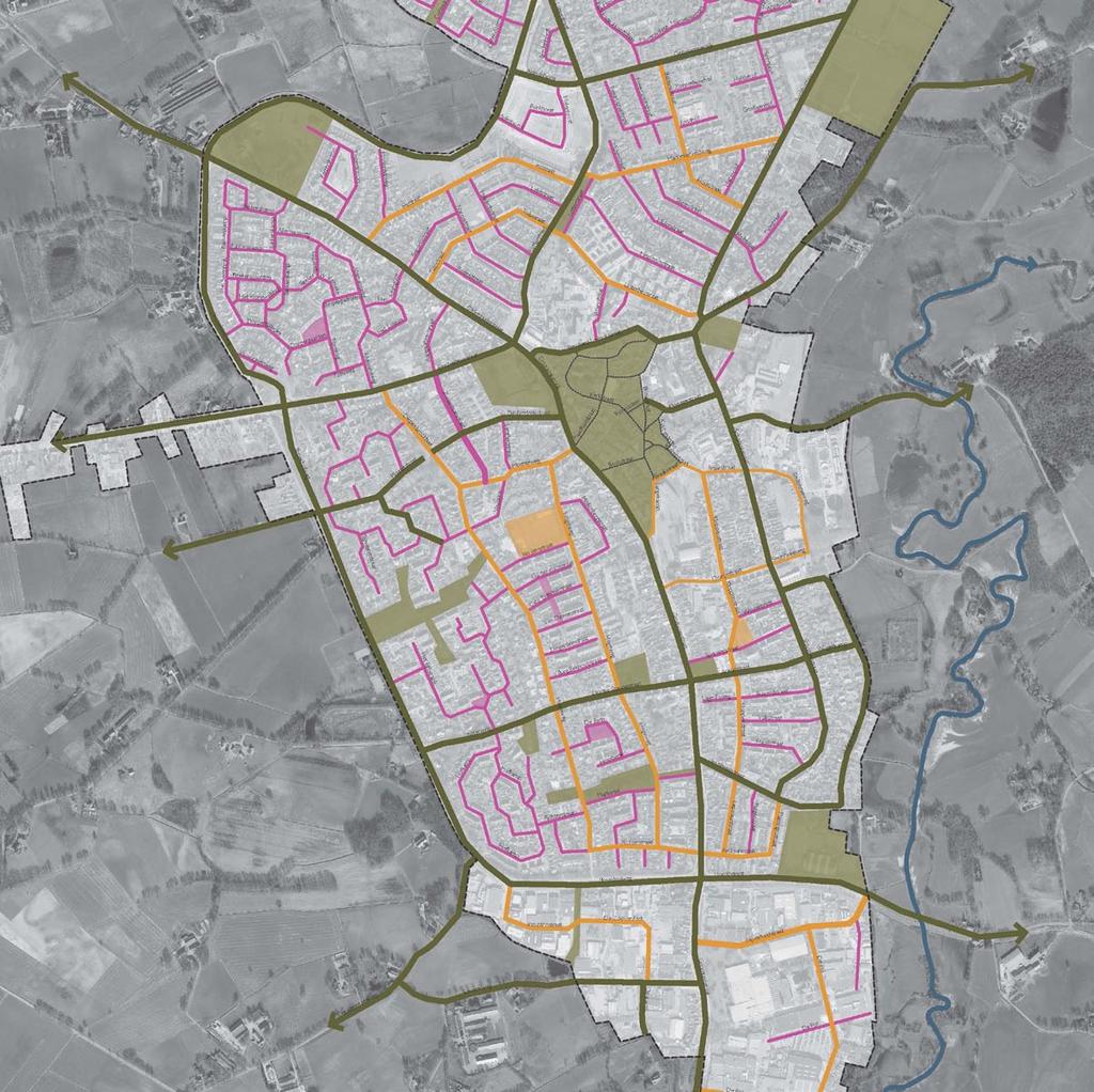 5. Groene Ambitie toe te passen bomen langs de Gronausestraat sluiten aan bij het groenstructuurplan de Groene Ambitie. De Gronausestraat behoort hierin tot de lijn van het landschap.