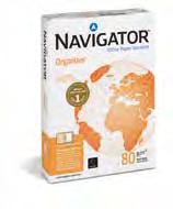 »» Navigator Organizer Navigator, 2-gaats en 4-gaats geperforeerd, voor een gemakkelijke organisatie van uw dossiers. g/m 2 L x B formaat verpakking minimale verk. hoev.