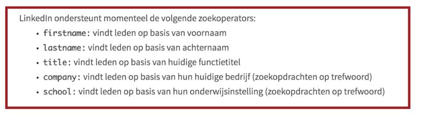 En hoe je combinaties van zoekwoorden kunt maken. Zie de screenshot hieronder.