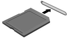 Het digitalemediaslot ondersteunt de volgende types digitale kaarten: MultiMediaCard Micro MultiMediaCard (adapter vereist) MultiMediaCard Plus SD-geheugenkaart (Secure Digital) Micro