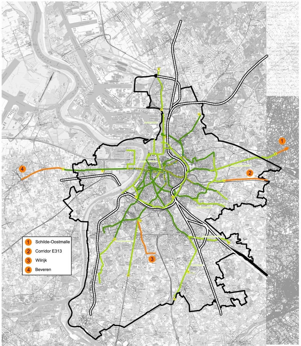 Tram of Lightrail voor een betere Noord Oostelijke ontsluiting Om de dichtbevolkte corridor Antwerpen Wijnegem Schilde Oostmalle beter aan te sluiten op het openbaar vervoersnet van de stad en de