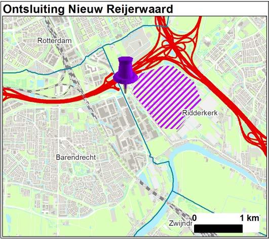 Nieuw Reijerwaard (Ridderkerk) Nieuw Reijerwaard is een nieuw agrologistiek bedrijventerrein van ruim 90 hectare direct ten zuiden van het verkeersplein Ridderster (A15-A16).