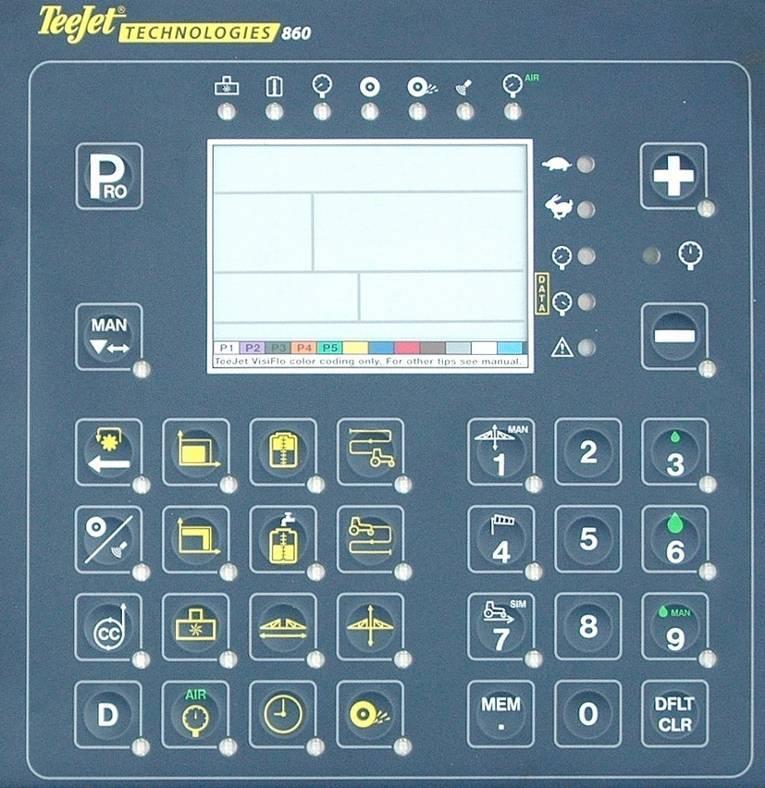 TEEJET SPUITCOMPUTER MODEL 860 BIJLAGE