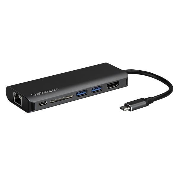 USB-C multiport adapter - SD kaartlezer - Power Delivery - 4K HDMI - GbE - 2x USB 3.0 Product ID: DKT30CSDHPD Breid de connectiviteit van uw met USB-C uitgevoerde laptop uit.