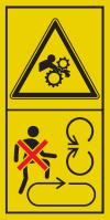 0503 Pictogram Roterende Icon Rotating parts Icon Drehteile 4 372.0504 Pictogram niet klimmen Icon Do not climb Icon Nicht besteigen 4 372.