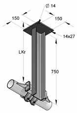 Vastpunten Vastpuntkonsole F2 F2 Vastpuntkonsole 50/38/750 Vastpuntkonsole 120/55/750 Vastpuntkonsole 50/38/750 Vastpuntkonsole 120/55/750 Materiaal: Staal Materiaal: Staal Materiaaltype: S235JR