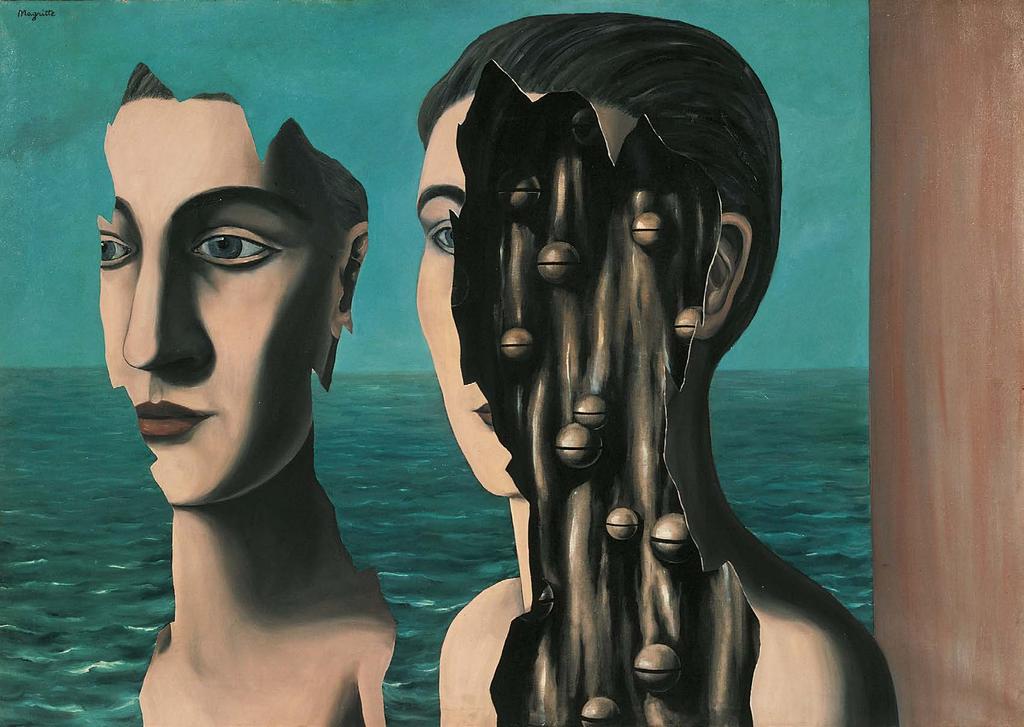 De geheime dubbelganger, 1929 Musée National d Art Moderne (Centre Pompidou), Parijs, Frankrijk Naast de schilderijen, de tableaus die in details zijn ontrafeld en de beleving, vervolledigen we