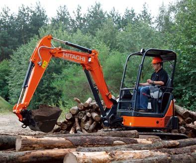 Geavanceerd design van Hitachi geschikt voor verschillende functies De nieuwe Hitachi ZAXIS-U3-serie is op heel wat vlakken verbeterd en heeft een nog steviger chassis voor een betere duurzaamheid en