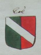 Hoge Raad van Adel 1814: In 1814 vastgestelde wapenkleuren van Jan Karel van Eck (1757-1836) De eerste keer dat wij de kleurdeling G/R tegenkomen is in het wapen van Jan Carel van Eck, Afb. 11.