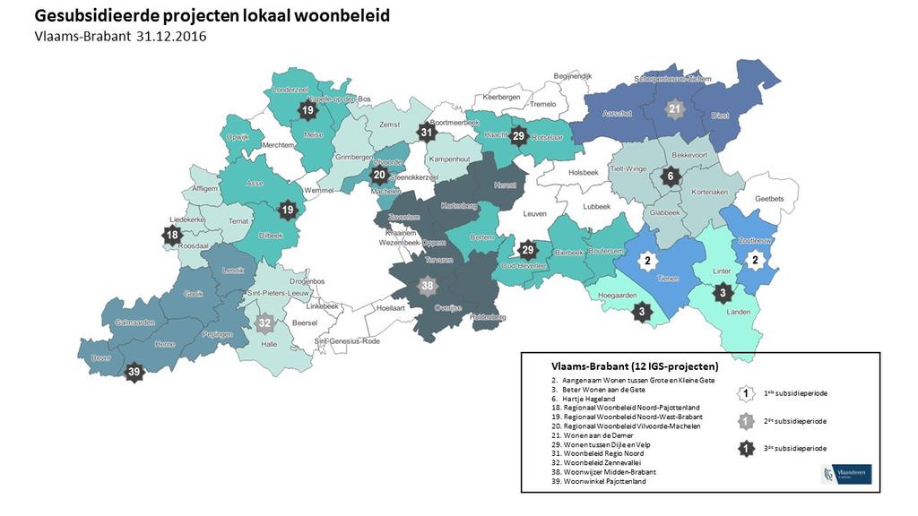 Subsidiekader voor intergemeentelijke samenwerking rond lokaal woonbeleid 1. BVR van 8 juli 2016 2. Geldt voor periode 2017-2019, met perspectief 3. Subsidies voor realisatie vier doelstellingen 4.