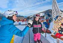 K2 & K3 NIEUW In de skigebieden Arabba (enkel pasen), Sölden, Leogang en Kitzbühel tijdens de schoolvakanties, middagopvang door de JOSK skileraar.