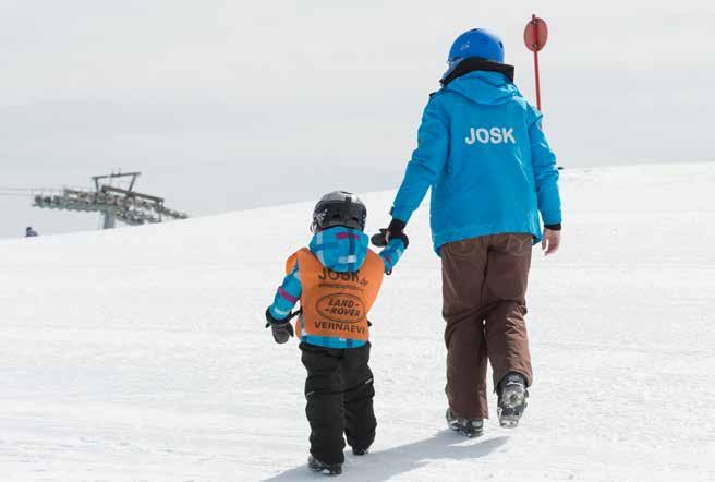 Uw kinderen... onze zorg Kinderski: voor 4 tot 12-jarigen kinderen houden van sneeuw en zijn dol op skiën Kinderski wordt enkel georganiseerd tijdens de vakantieweken en tijdens de JOSK kidsweken.