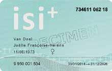 Isi+-kaart Kinderen en personen die onderworpen zijn aan de Belgische sociale zekerheid, maar geen geldig identiteitsbewijs kunnen krijgen (bv.