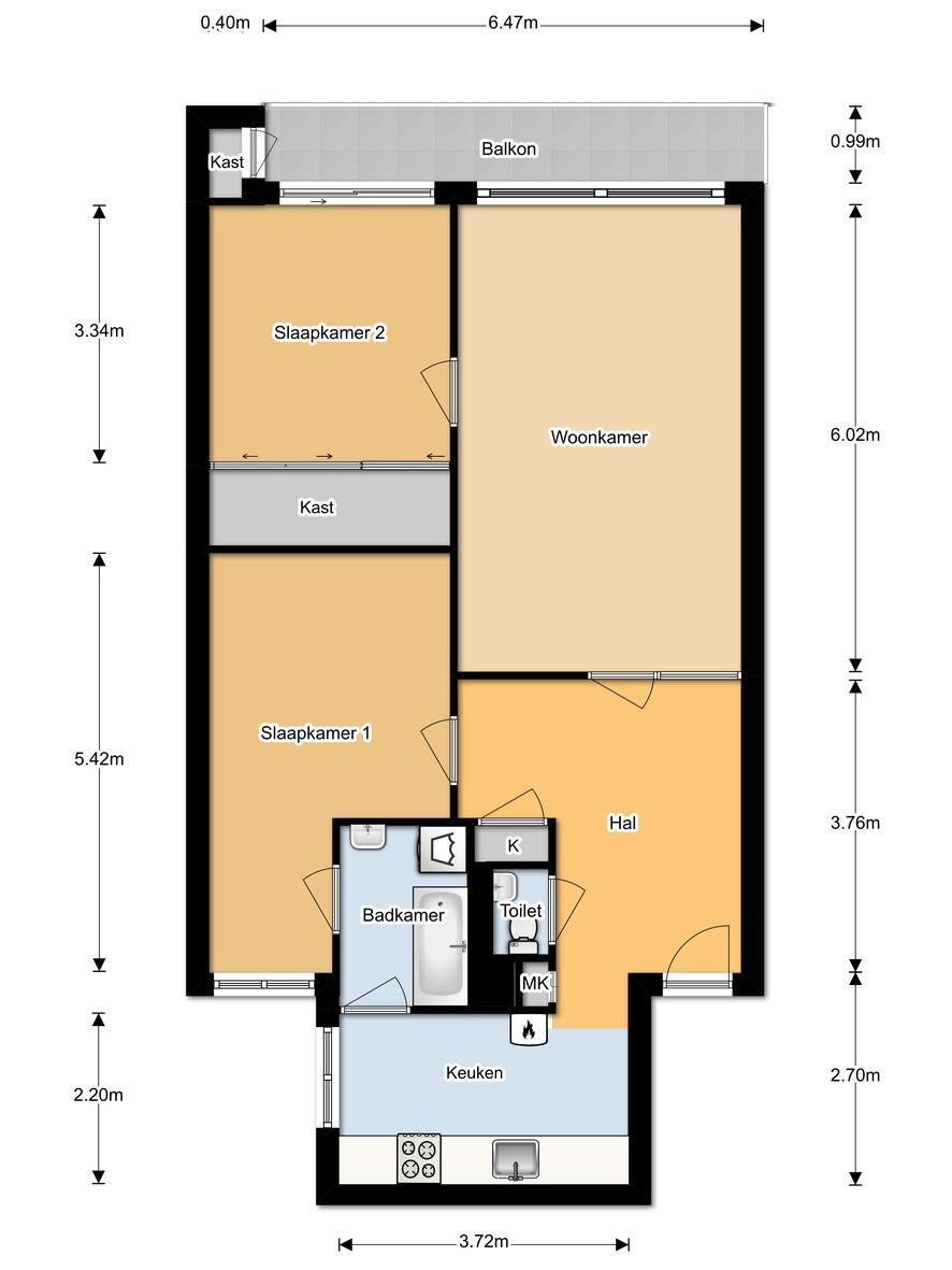 Aan deze plattegrond kunnen geen rechten worden