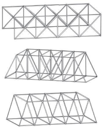 vakwerkbrug in knutselhoutjes.