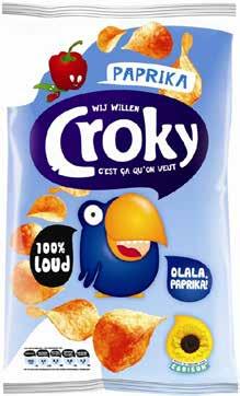 59 Croky chips of zoutjes chips,