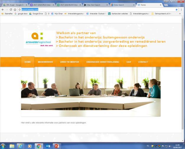 Kalender mentoren en directies DATAPLANNING => zie weebly! http://buozrl.weebly.com/ Belangrijk!