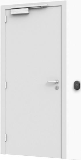 Het slot/deur wordt automatisch vergrendeld op nachtschoot van zodra de deur gesloten wordt.