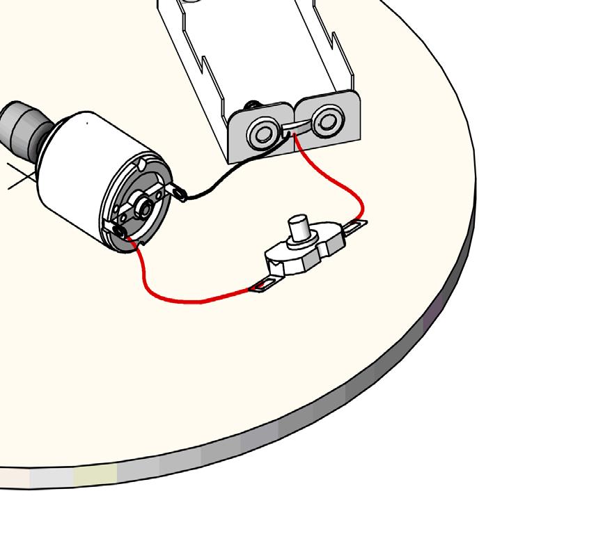 Strip de uiteinden van de rode kabel ca. 3 mm.