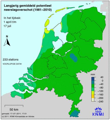 Grondwater Er is een bijzondere tweedeling in de Nederlandse grondwatersituatie ontstaan.
