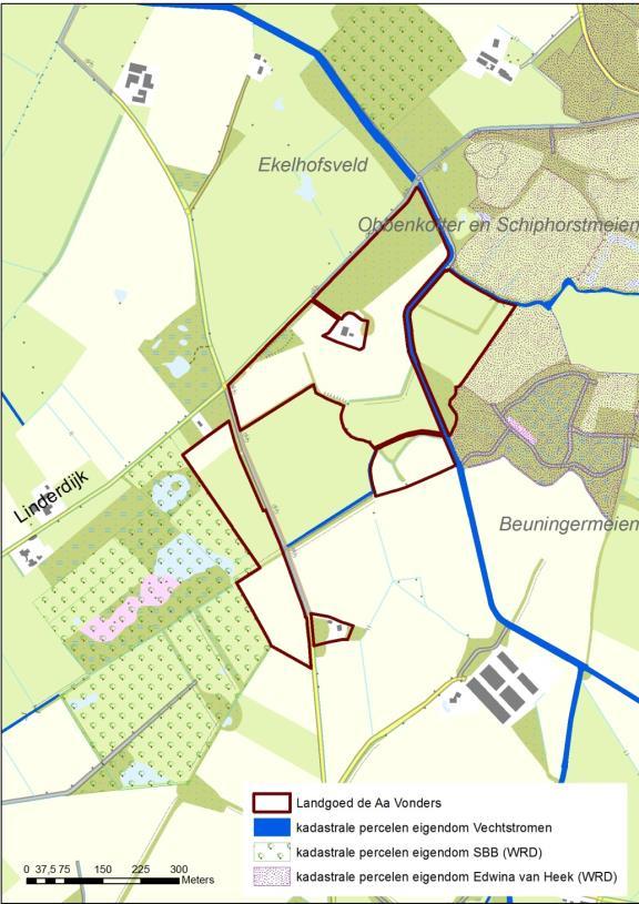 1 Ligging Het landgoed de Aa Vonders is een nieuw te vormen landgoed dat ten westen van Denekamp ligt.