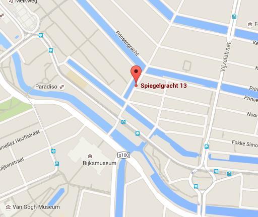 De locatie: Het appartement is gelegen in het centrum van Amsterdam in het zogenaamde Spiegelkwartier.