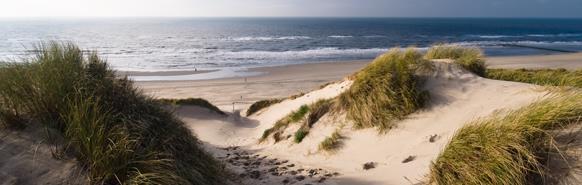 Ze dacht eerst aan het strand, maar vond het toch te koud op Ameland. Nel koos vervolgens heel bewust voor het strand aan de Zeeuwse kust.