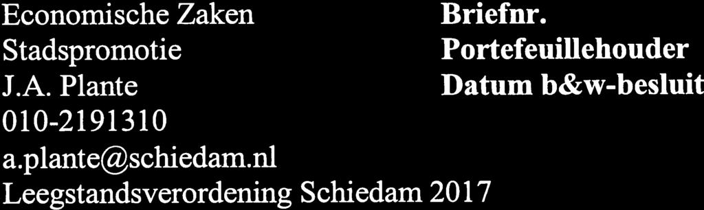 Deze hebben geleid tot één wijziging in de Leegstandsverordening en tot enkele aanvullingen in de toelichting op de Leegstandsverordening.