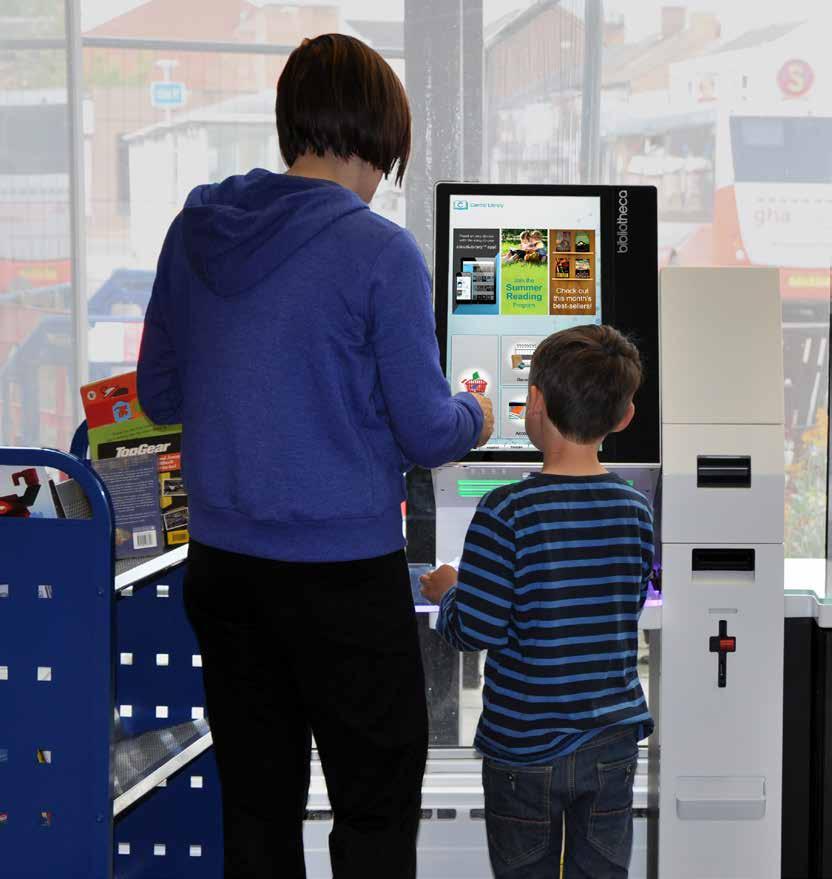 Zelfbediening is alleen handig als het eenvoudig is Onze intuïtieve zelfbedieningssoftware is vanaf de basis ontworpen met het oog op klanten van bibliotheken.