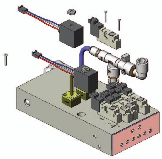 32 Prodigy HDLV Generation II pomp, pompverdeelblok en printplaat Reiniging van flowregelklepgroep (vervolg) 2 0 2 2 3 4 5 6 9 7 8 Afbeelding 28 Reparatie van