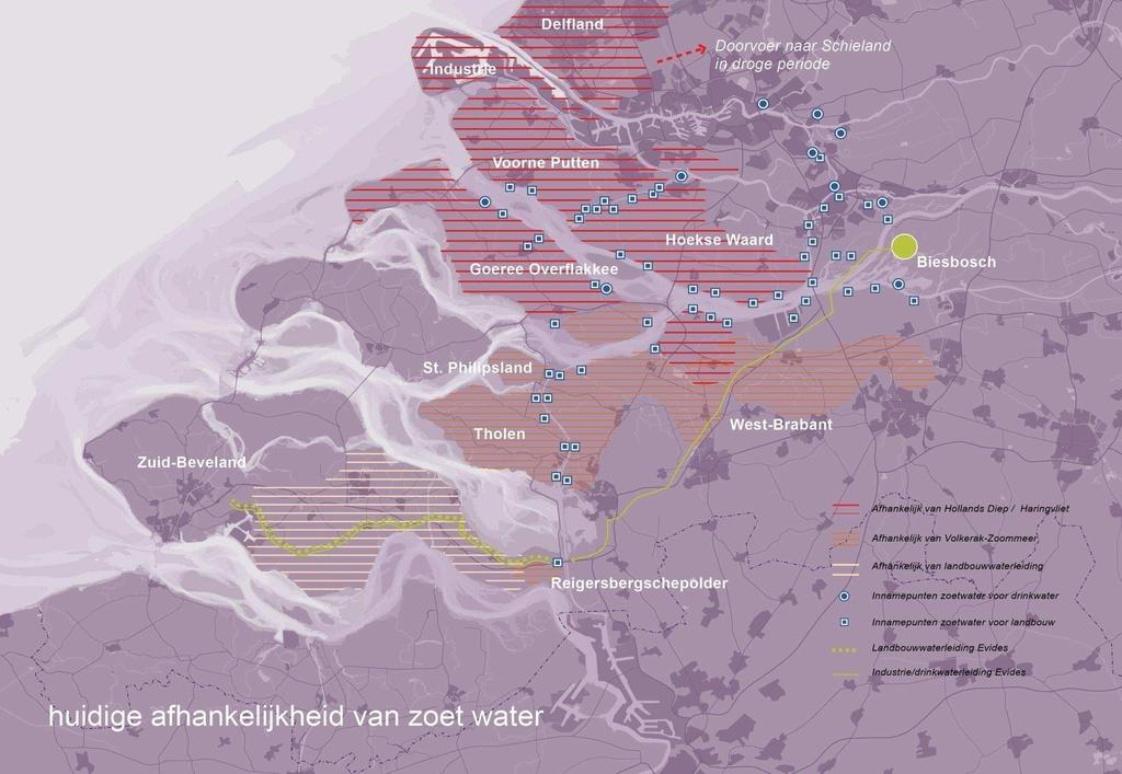 Conclusie Sinds de voltooiing van de deltawerken is de beschikbaarheid en vervolgens de afhankelijkheid van zoet water toegenomen.