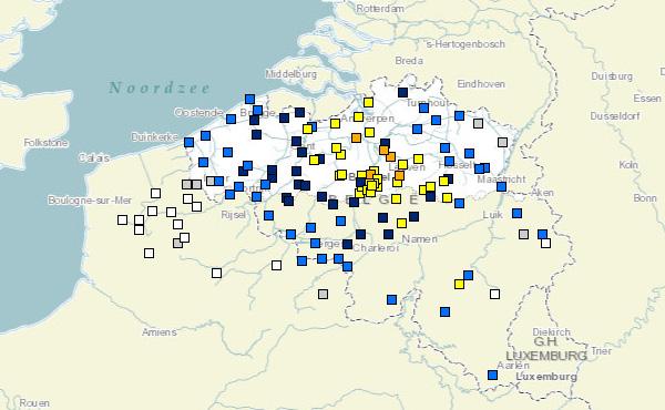 1.3 Neerslag 1.3.1 Geografische spreiding en waarnemingen De occlusie (waar koufront en warmtefront elkaar raken) gekoppeld aan de lagedrukkern die in de nacht van 14 op 15 januari 2016 over de