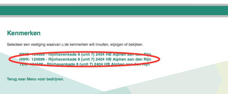 De toetser kan tijdens een toetsing vragen naar de onderbouwing van de kenmerken. Uw vult uw bedrijfskenmerken in door de volgende handelingen: U logt in op uw account via https://www.semh.