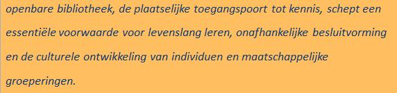 Constructief deelnemen aan het maatschappelijk leven en meewerken aan het vormgeven van de democratie zijn afhankelijk van voldoende opleiding en van vrije en onbeperkte toegang tot kennis,