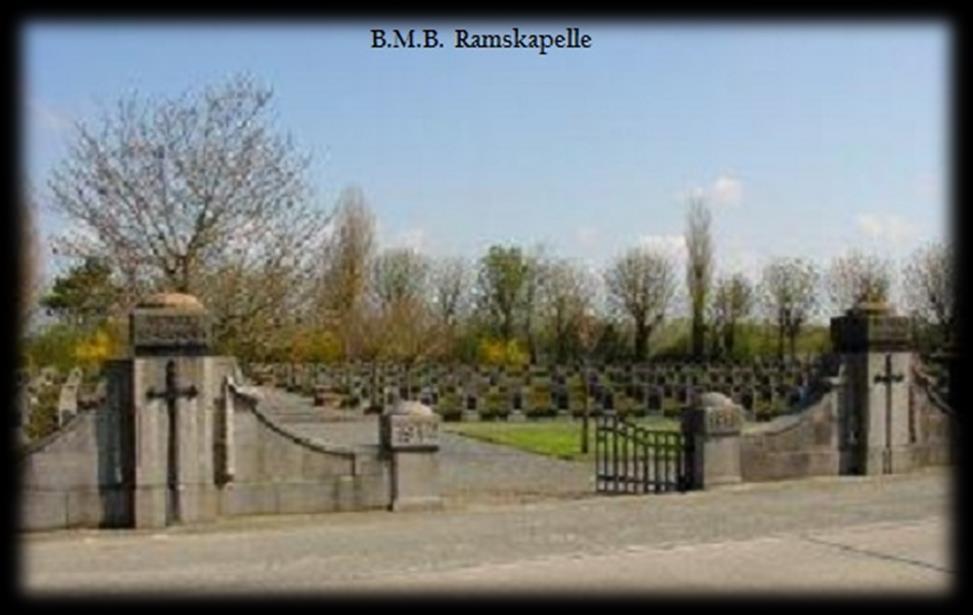 Belgische Militaire Begraafplaats Ramskapelle - Nieuwpoort Foto s Vriendenkring Carabiniers en Carabiniers-Grenadiers West-Vlaanderen Google maps 2014 Ramskapelle De Belgische militaire