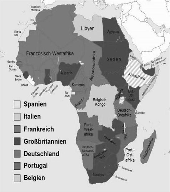 Gevolgen conferentie van Berlijn: Het grootste deel van het Afrikaanse continent werd in de jaren