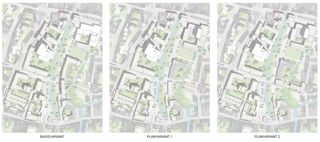 Hertogensite Leuven plan-m.e.r. screening v3.0 11 mei 2015 6.2.5. Planvarianten Op heden zijn nog verschillende varianten van inrichting van het oostelijk deel van de Hertogensite in overweging.