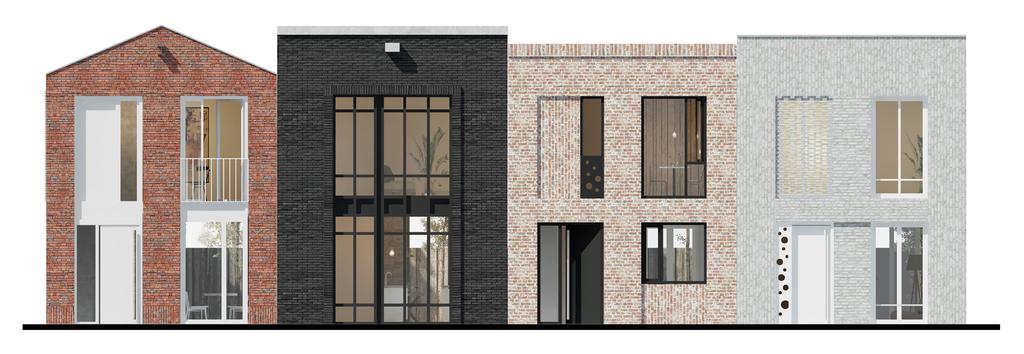 Of u nu droomt van een woning met een industriële uitstraling, een tijdloze woning, een loft uitstraling of een woning met de uitstraling van een herenhuis: alles is mogelijk binnen de kaders van dit