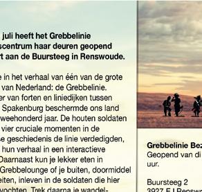 Restaurant Grebbelounge Buursteeg 2, 3927 EJ Renswoude T 085-0410110 info@grebbelounge.