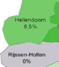 Veruit de d meeste verhuisbewegingen vinden plaats binnen de gemeentegrenzen.