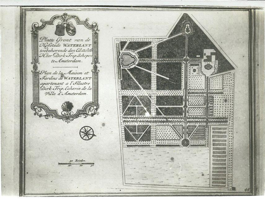 HKV-14-ANS-D-25 Plattegrond van de Hofstede Waterlant Van de heer Dirk Trip