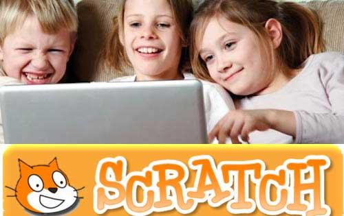 5. Maak je eigen game met Scratch We gaan aan de slag met het programma Scratch. Met dit gratis programma kun je zelf o.a. mooie games maken.
