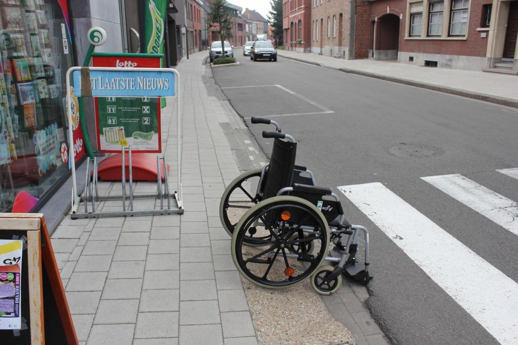 Deze hoek is niet toegankelijk door eerdere wegversperringen.