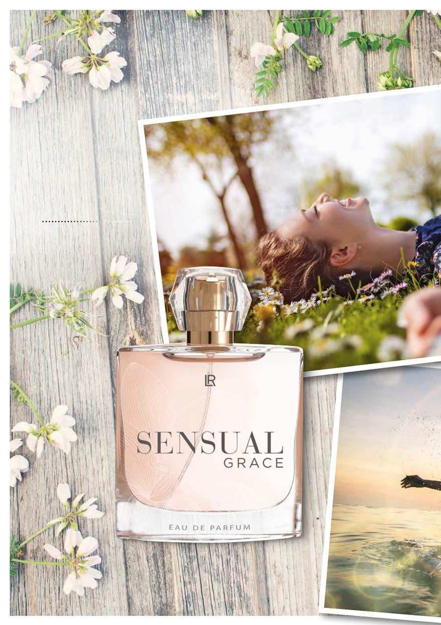 Sensual Grace is een zacht-floraal parfum met fris groen, rose, vanille en een aromatische