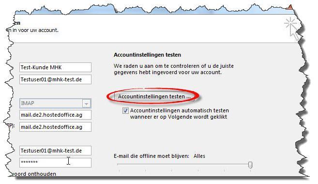 Klik op het tabblad Geavanceerd". De instellingen moeten er zo uitzien als op de afbeelding links.